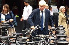 Boris Johnson Wants to Fly Over London on his Bike.