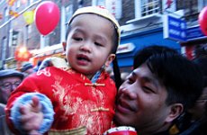 Rabbits and Humans Hop to Soho for Chinese New Year.