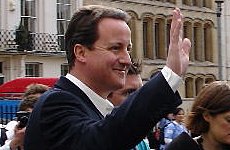 Cameron Salutes Johnson's Mayoral Bid.