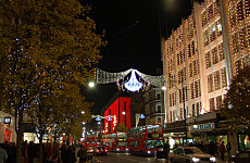 Christmas Lights on Oxford Street.