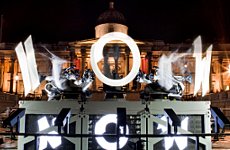 Octopus Extends its Tentacles Over Trafalgar Square