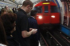 Olympic Boost for Mobile Phones on the Tube.