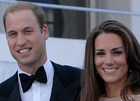 Will and Kate in crowd for charity gig in aid of riot-torn London.