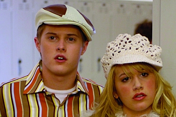 Lucas Grabeel and Ashley Tisdale in High School Musical. (DISNEY CHANNEL/FRED HAYES). Â©2006 DISNEY CHANNEL. All Rights Reserved