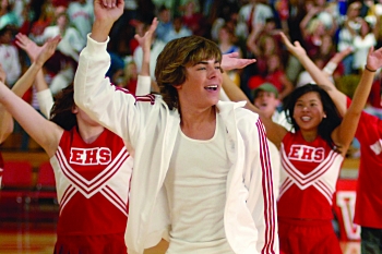 Zachary David Alexander Efron in High School Musical. (DISNEY CHANNEL/FRED HAYES). Â©2006 DISNEY CHANNEL. All Rights Reserved