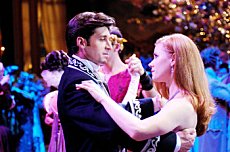 PATRICK DEMPSEY and AMY ADAMS in Enchanted. Barry Wetcher/SMPSP. Â©Disney Enterprises, Inc. All Rights Reserved.