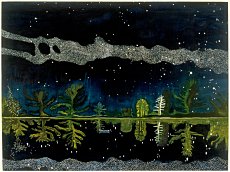 Peter Doig. Milk Way, 1989/90. Oil on canvas. 152 x 204. © Courtesy of the Arts and Vicotria Miro Gallery, London