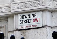 10 Downing Street sign. Photo by cornfed1975. C.C.License