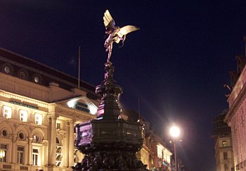 Eros in Piccadilly Circus. Photo Credit: tammylo. C.C.License