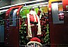 Santa on the Tube. Photo Credit:  Annie Mole. C.C.License