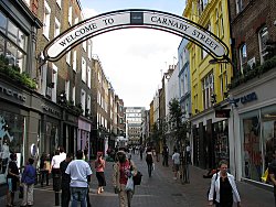 Carnaby street, London. Photo Credit: Ian Muttoo. C.C.License