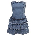 Denim Boobtube Dress. Miss Selfridge. 