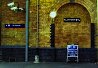 Platform 9 ¾ at Kings Cross Station, London, in honour of Harry Potter and author J.K.Rowling. Photo Credit: Alun Salt. C.C.License.