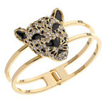 Rhinestone Panther Bracelet. Miss Selfridge