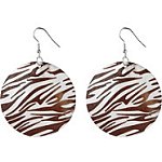 Tiger Shell Earrings. New Look