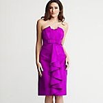 Ben de Lisi Purple Ruffle Front Dress. Debenhams.