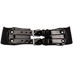 Black Double Buckle Waist Belt. Dorothy Perkins