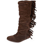 Choc Fringe Boots. Dorothy Perkins