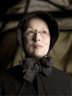 Doubt Interview: Meryl Streep. Photo Credit: Andrew Schwartz. Photo credited to Andrew Schwartz (C) 2008 Miramax Film Corp All Rights Reserved