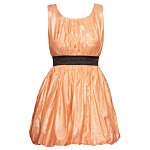 Georgia Metallic Finish Puffball Dress. Boohoo.com