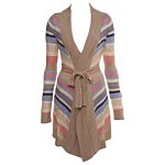 Multi Stripe Wrap Cardi. Miss Selfridge.