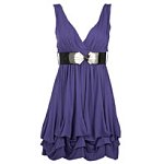 Purple Hitch Belt Dress. Dorothy Perkins