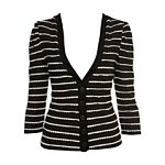 Black And White Stripe Cardi. Miss Selfridge.