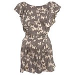 Butterfly Print Playsuit. Miss Selfridge