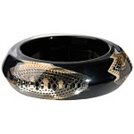 Martine Gold Leaf Patterned Bangle. Boohoo.com