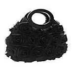 Ben de Lisi Black Chiffon Rose Grab Bag. Debenhams.