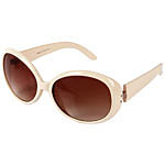 Cream Round Plastic Sunglasses. Dorothy perkins.