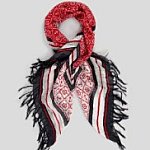 Anchor Print Lightweight Scarf