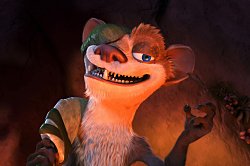 Buck (Simon Pegg) in Ice Age 3: Dawn of the Dinosaurs. TM and Copyright 2009 Twentieth Century Fox Film Corporation. All Rights Reserved. 