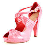 Pink Crossover Peeptoe Shoes. Dorothy Perkins.