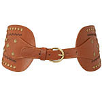 Tan Cutwork Stud Belt. Dorothy Perkins.