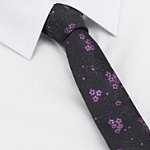 Autograph Skinny Floral Tie. Marks and Spencer