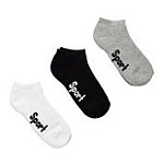 Black 3 Pack Towelling Trainer Socks. Debenhams