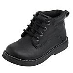 Black Chunky Lace Up Boots. Debenhams