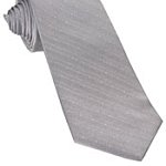 Grey Mini Dot Silk Tie. Burton