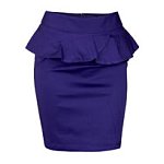 Petite Purple Peplum Skirt. Dorothy Perkins.