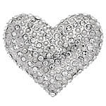 Rhinestone Heart Brooch. Dorothy Perkins.