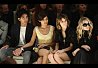 (L-R) Dev Patel, Freida Pinto, Alexa Chung and Mary-Kate Olsen watch from the front row at the Burberry Prorsum Spring/Summer 2010 Show at Rootstein Hopkins Parade Ground during London Fashion Week on September 22, 2009 in London, England. (Photo by Getty Images/Getty Images for Burberry) 