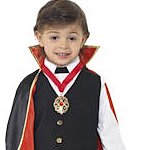 Child Vampire Boy Costume. Joker Masquerade.