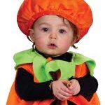 Toddler Plush Plump Pumpkin Costume. Joker Masquerade.