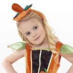 Toddler Pumpkin Fairy Halloween Costume. Joker Masquerade.