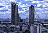 Two of London's Barbican Centre's three towers, London. Photo Credit: Torcello Trio. C.C.License