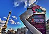 London 2012 Clock in Trafalgar Square, London. Photo Credit: pittaya. C.C.License