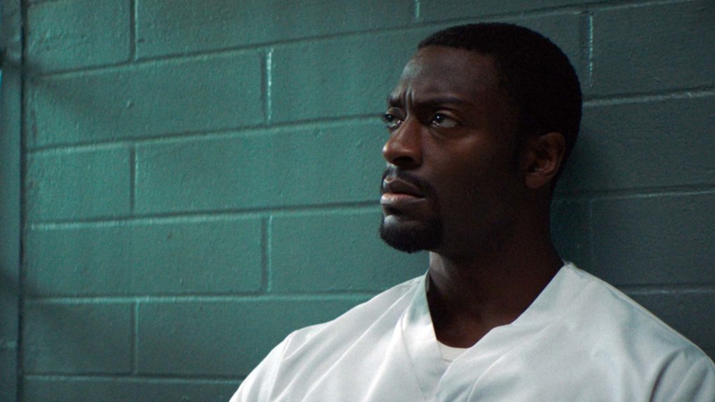 Aldis Hodge as Anthony Woods in Clemency, directed by Chinonye Chukwu. Copyright: Modern Films. All Rights Reserved.