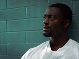 Aldis Hodge as Anthony Woods in Clemency, directed by Chinonye Chukwu. Copyright: Modern Films. All Rights Reserved.