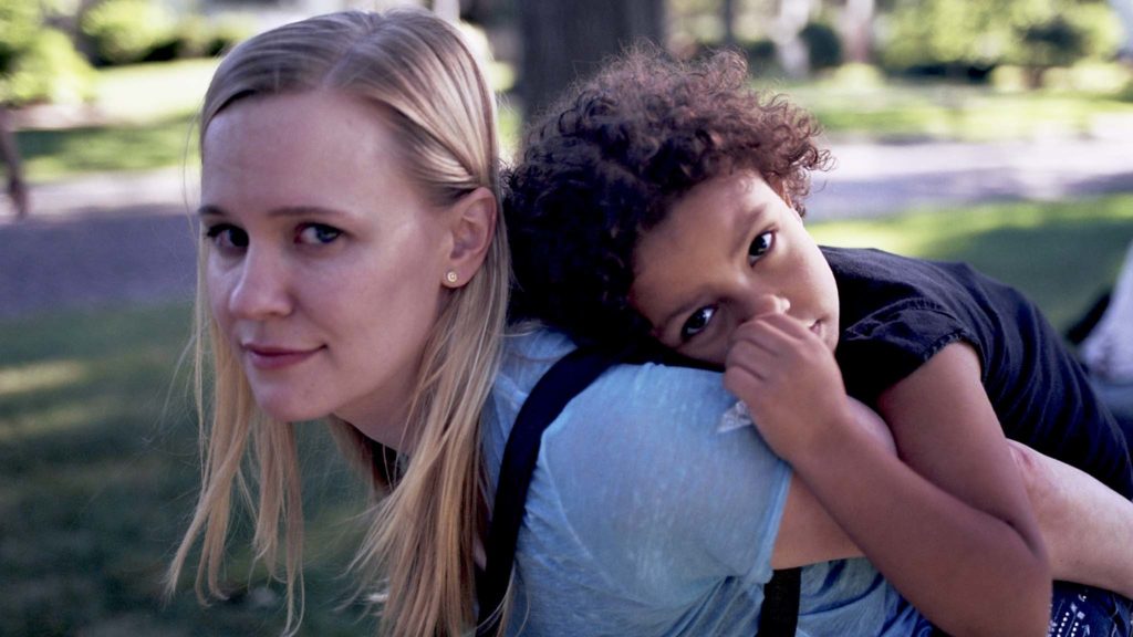 Kelly O'Sullivan as Bridget and Ramona Edith-Williams as Frances in Saint Frances, directed by Alex Thompson. Copyright: Vertigo Releasing. All Rights Reserved.